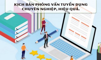 Kịch bản phỏng vấn tuyển dụng chuyên nghiệp, hiệu quả.