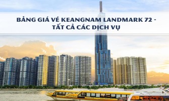 Bảng giá vé Keangnam Landmark 72 - Tất cả các dịch vụ