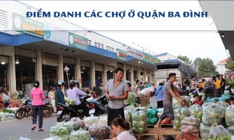Điểm danh các chợ ở quận Ba Đình